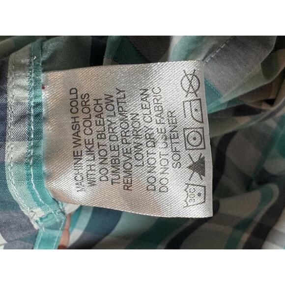 Simms Shirt Men's XXL Short Sleeve Wicking Blend Plaid UPF 30 Fishing Camping - Picture 5 of 8